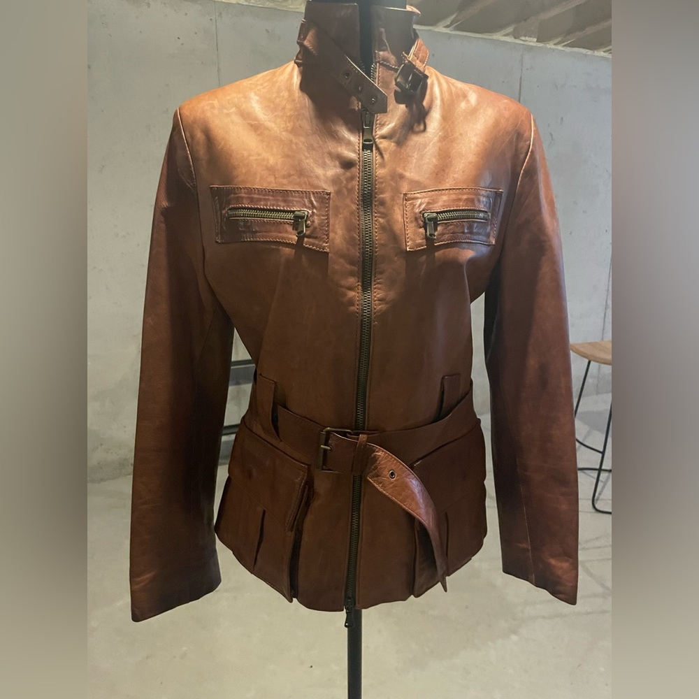 Vera Pelle Leather Jacket purchased in Italy